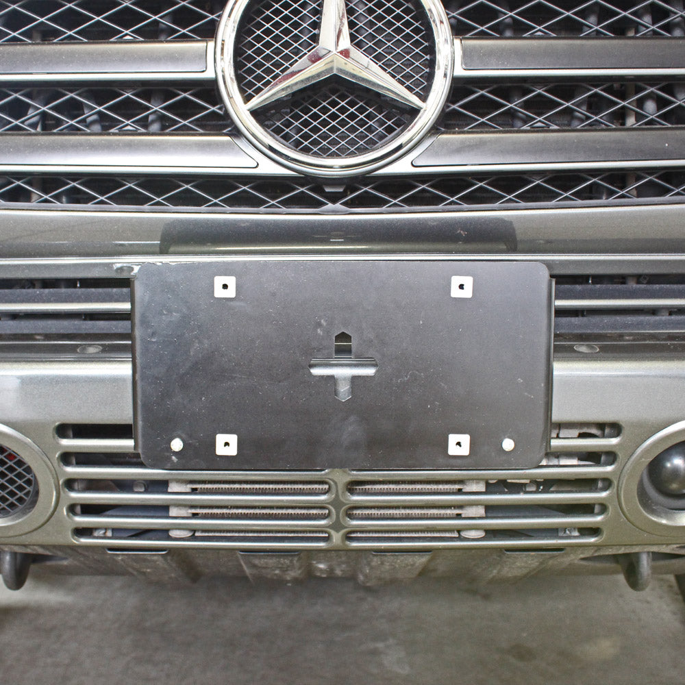 g wagon front license plate clip on mount